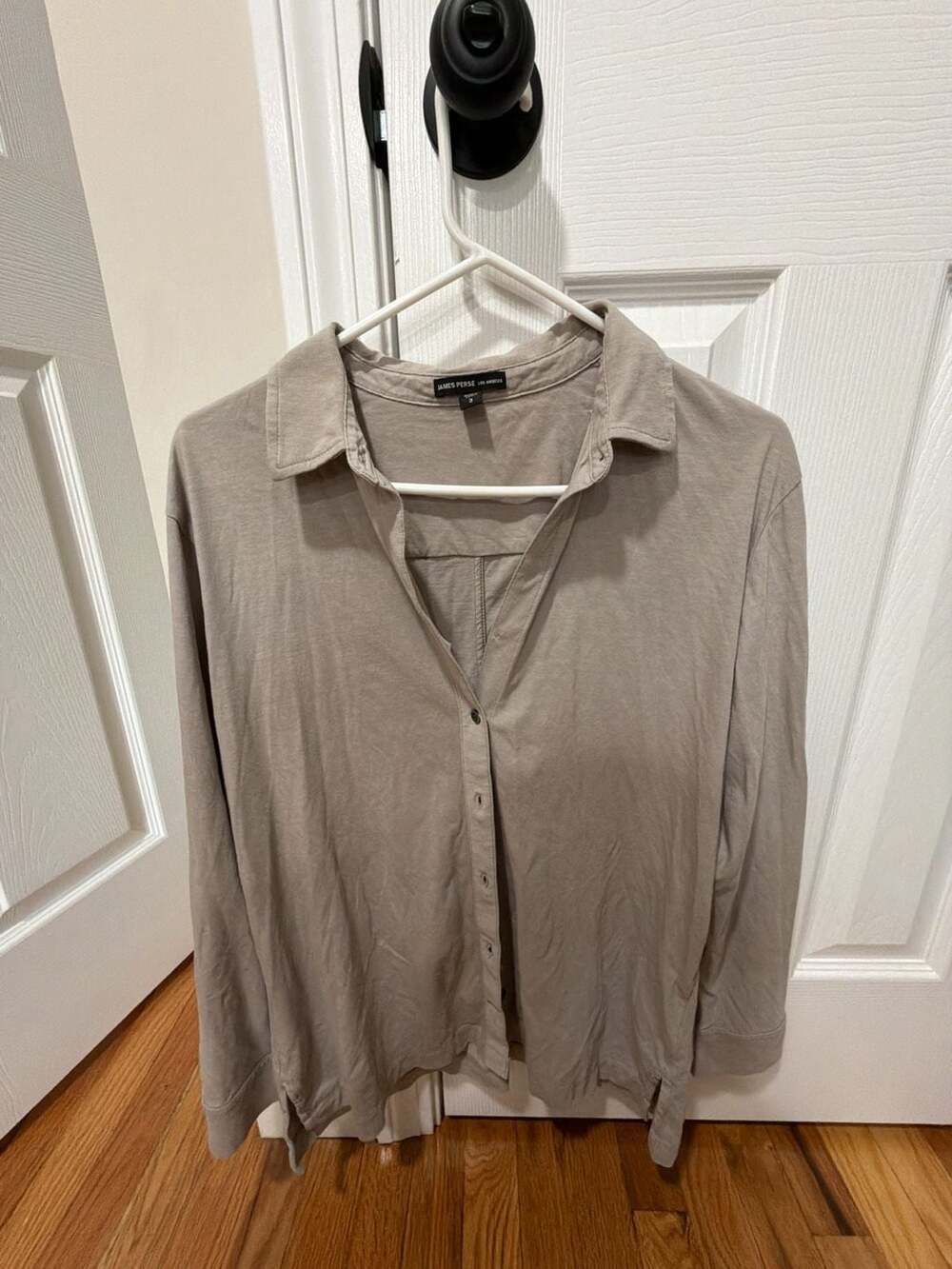 James Perse WCFJ3780 Button-Up Top Size 3